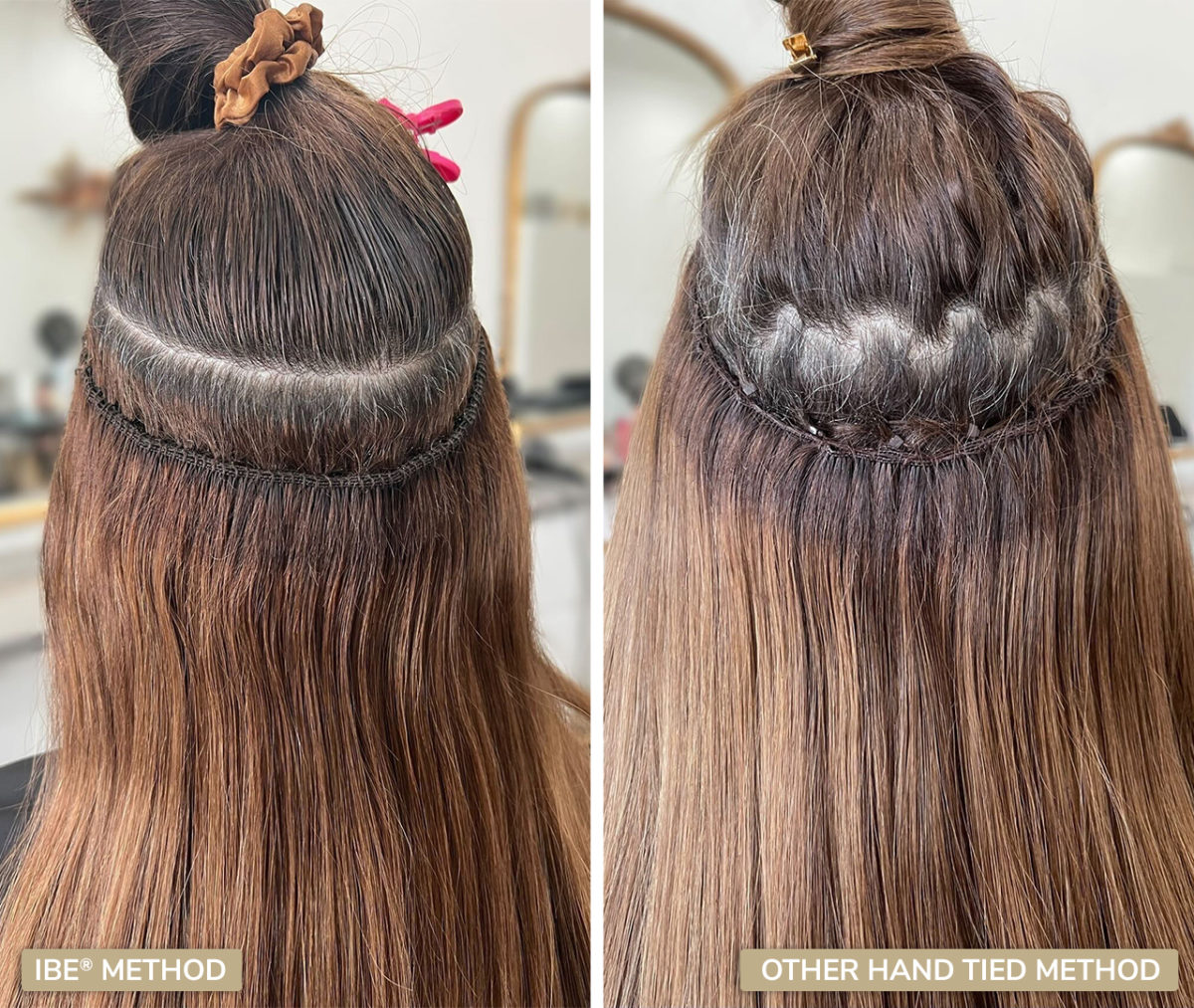 How long do hand tied extensions last?