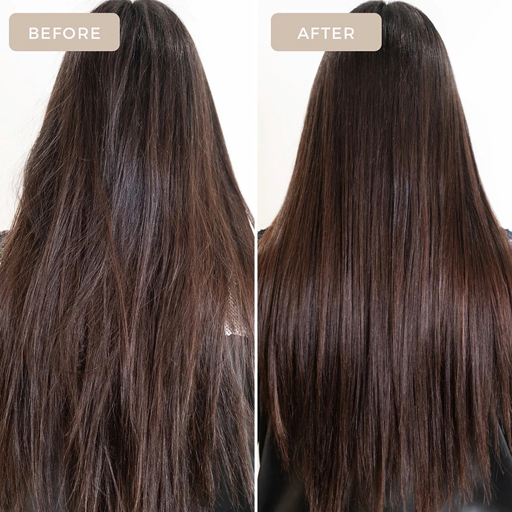 hair serum before and after
