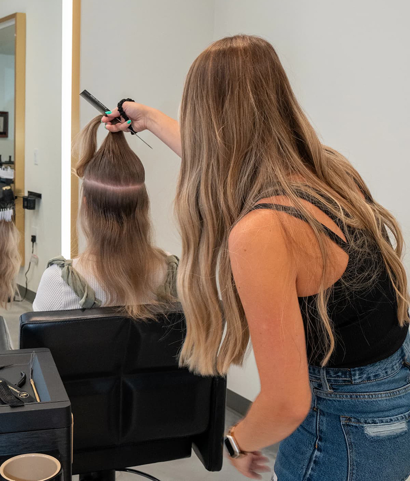Technique Intensive education for extension stylists