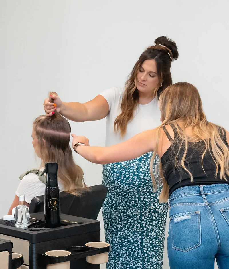 Technique Intensive education for extension stylists